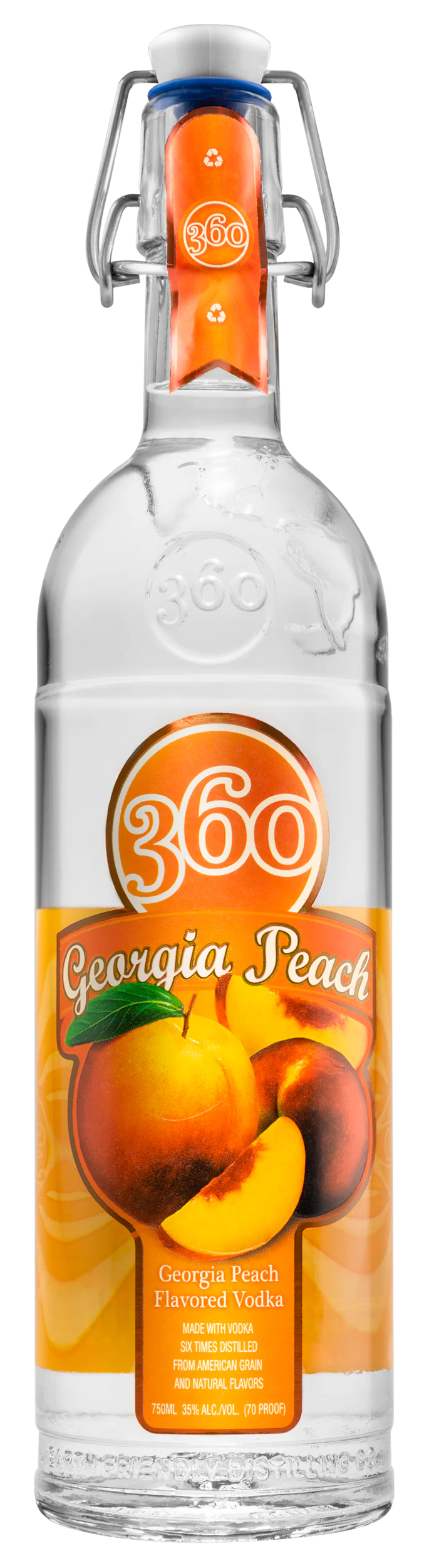 360 VODKA PEACH 750ML