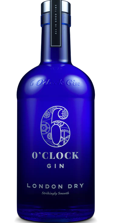 6 OCLOCK GIN LONDON DRY ENGLAND 750ML