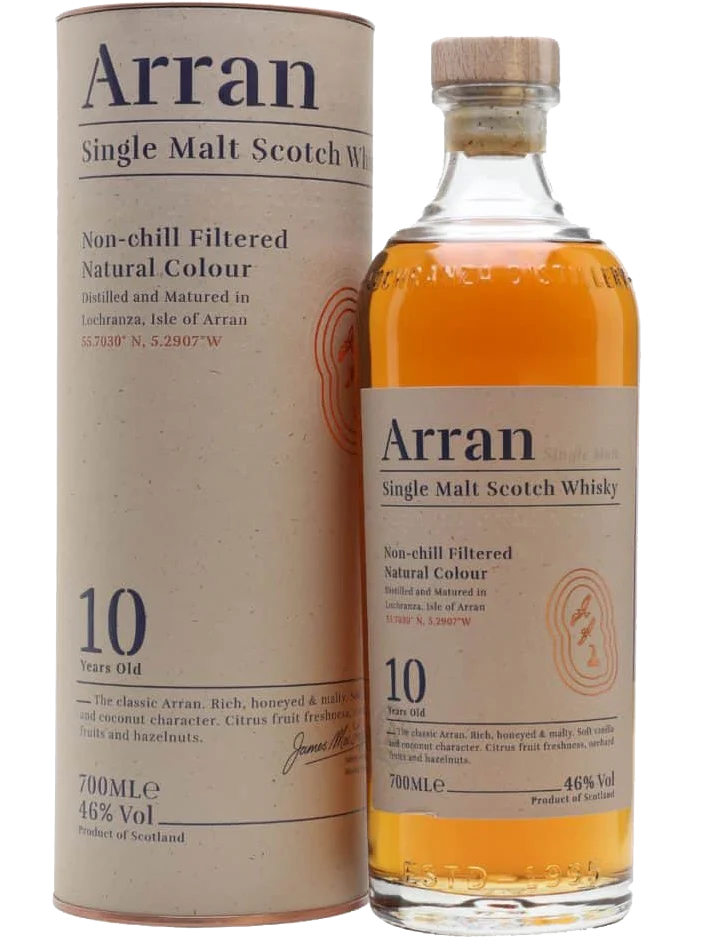 ARRAN MALT SCOTCH SINGLE MALT 10YR 700ML