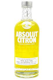 ABSOLUT VODKA CITRON SWEDEN 750ML
