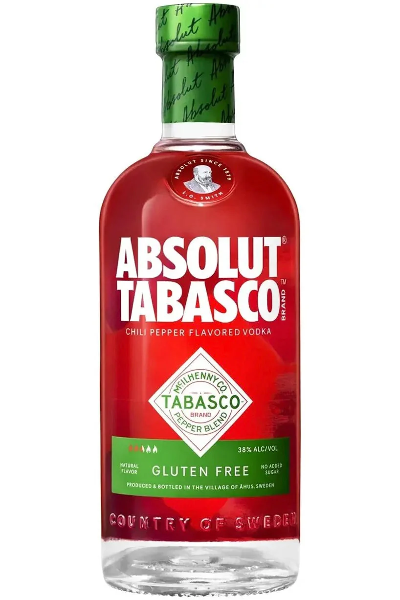 ABSOLUT VODKA TABASCO BLEND SWEDEN 1L
