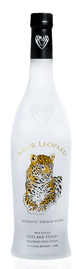 AMUR LEOPARD VODKA OATS & HONEY SIBERIAN 750ML