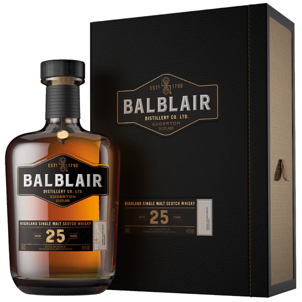 BALBLAIR SCOTCH SINGLE MALT HIGHLAND 25YR 750ML - Image 2
