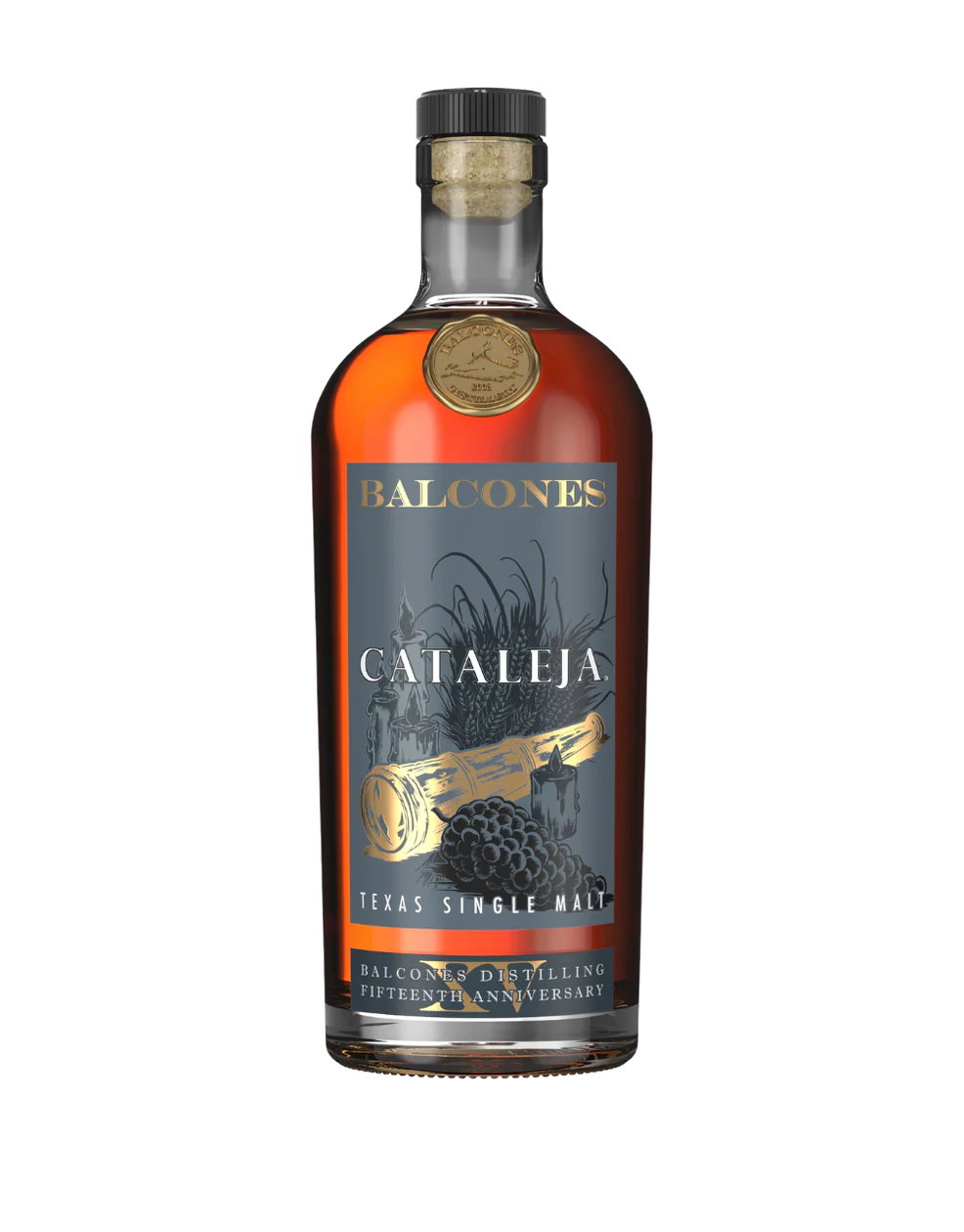 BALCONES WHISKY SINGLE MALT CATALEJA FIFTEENTH ANNIVERSARY TEXAS 750ML