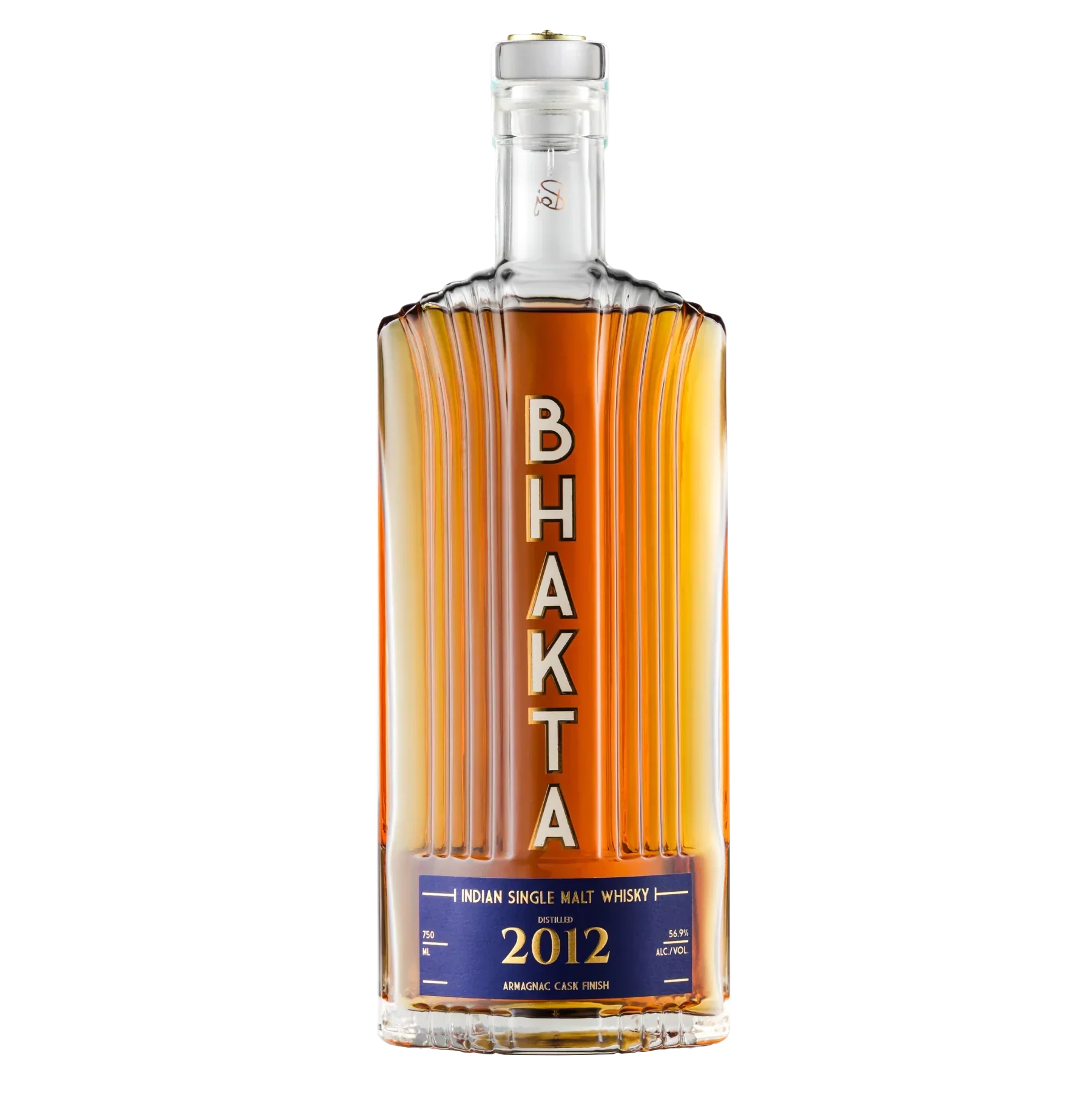 BHAKTA SINGLE MALT ARMAGNAC CASK FINISH WHISKEY DISTILLED IN 2012 750ML