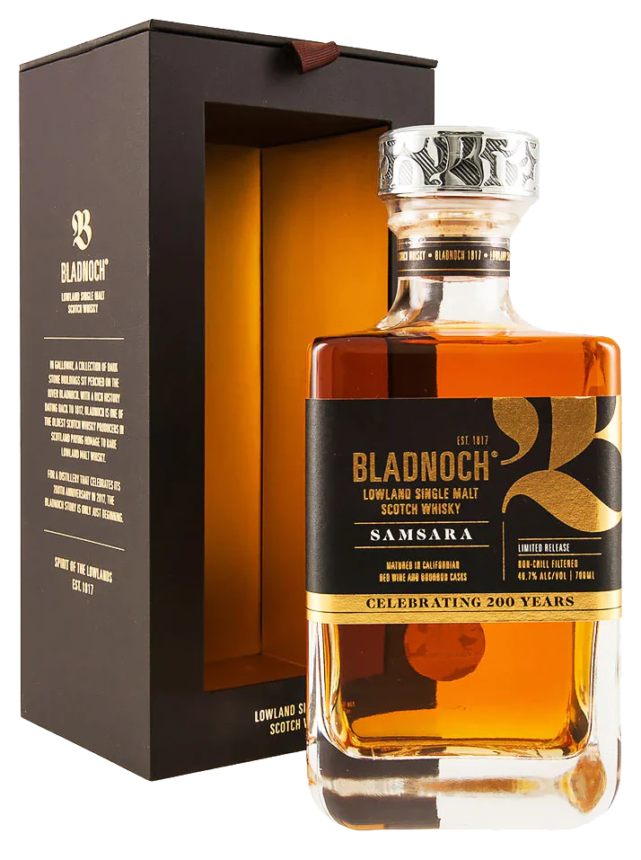 BLADNOCH SAMSARA SCOTCH SINGLE MALT LOWLAND 700ML