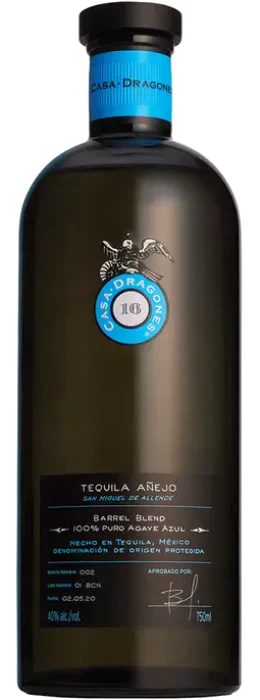 CASA DRAGONES TEQUILA ANEJO 375ML