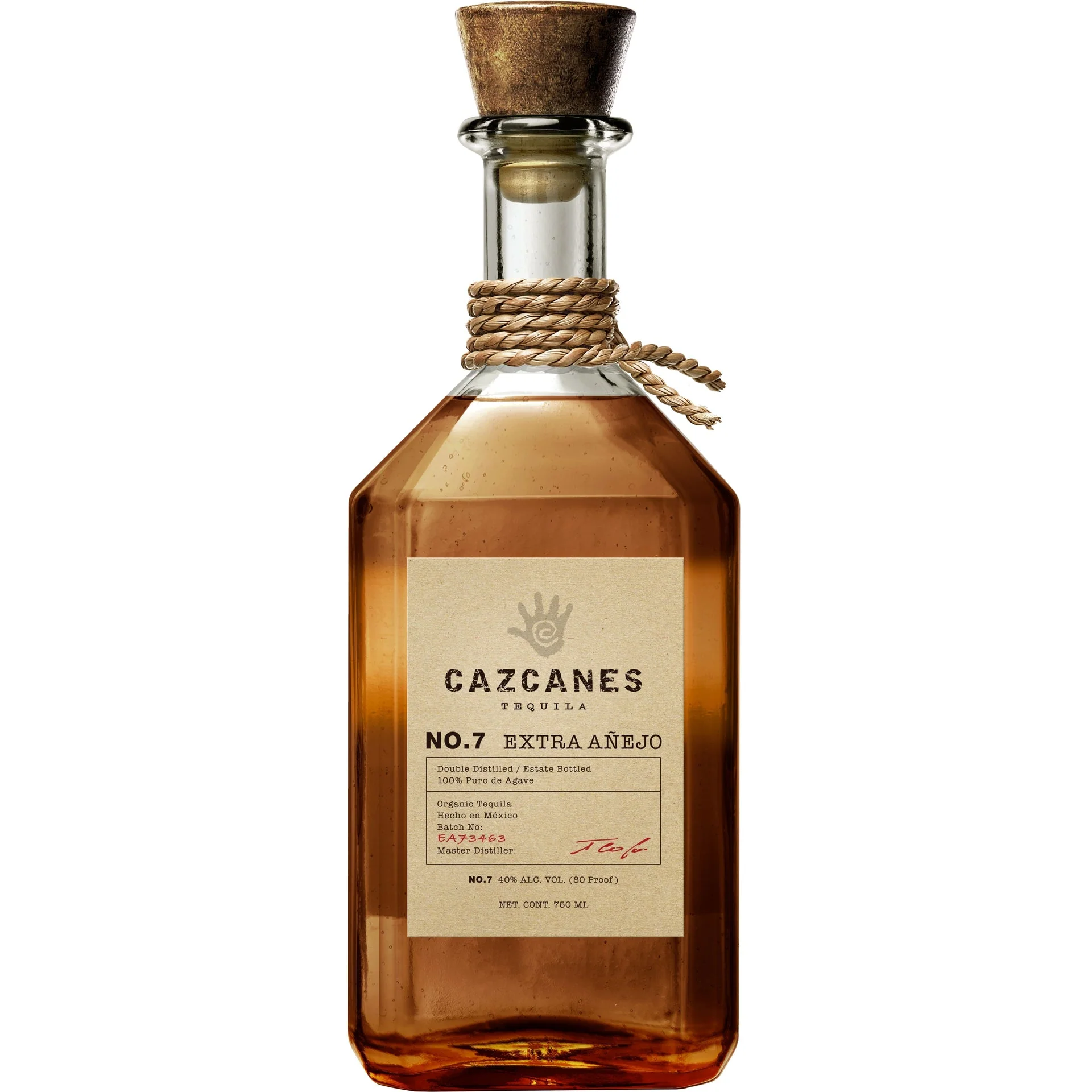 CAZCANES TEQUILA EXTRA ANEJO NO 7 750ML