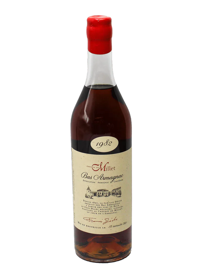 CHATEAU DE MILLET BAS ARMAGNAC 1982 750ML
