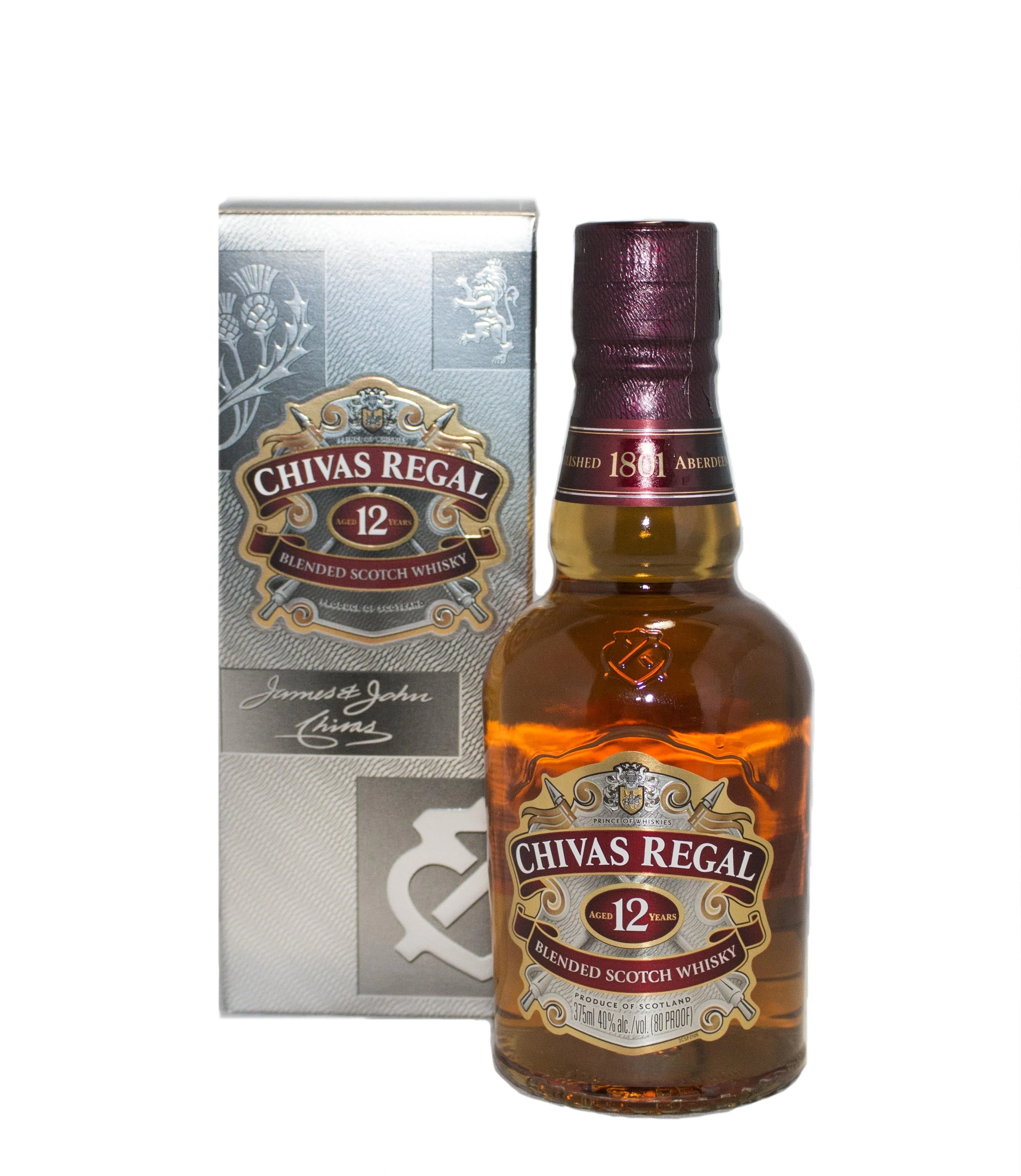 CHIVAS REGAL SCOTCH BLENDED 12YR 375ML - Image 2