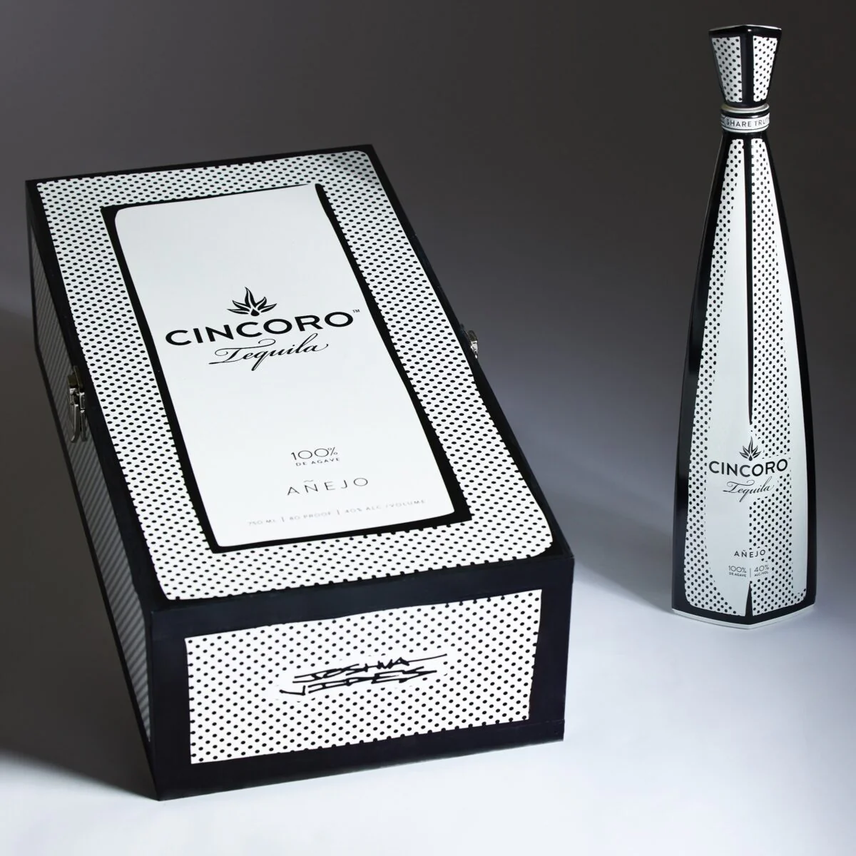 CINCORO TEQUILA ANEJO LIMITED JOSHUA VIDES EDITION 750ML - Image 2