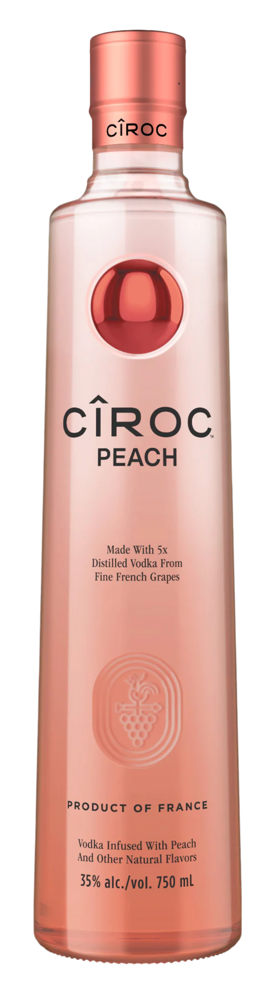 CIROC VODKA PEACH FRANCE 750ML