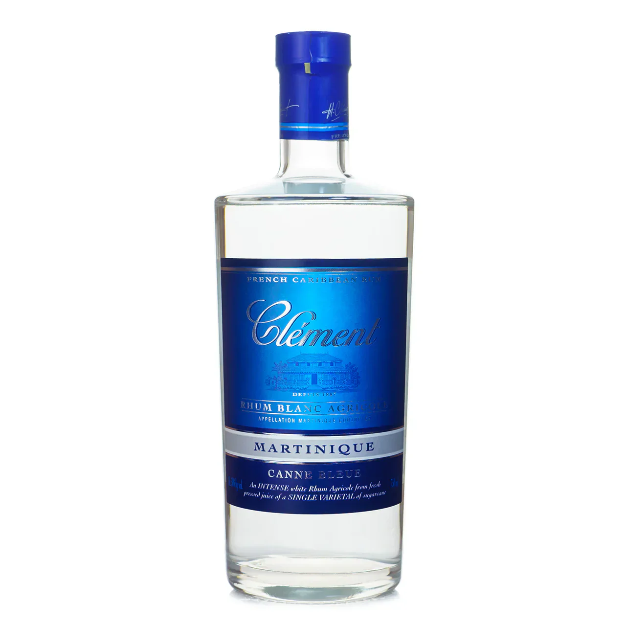 CLEMENT RUM BLANC AGRICOLE CANNE BLEUE MARTINIQUE 700ML