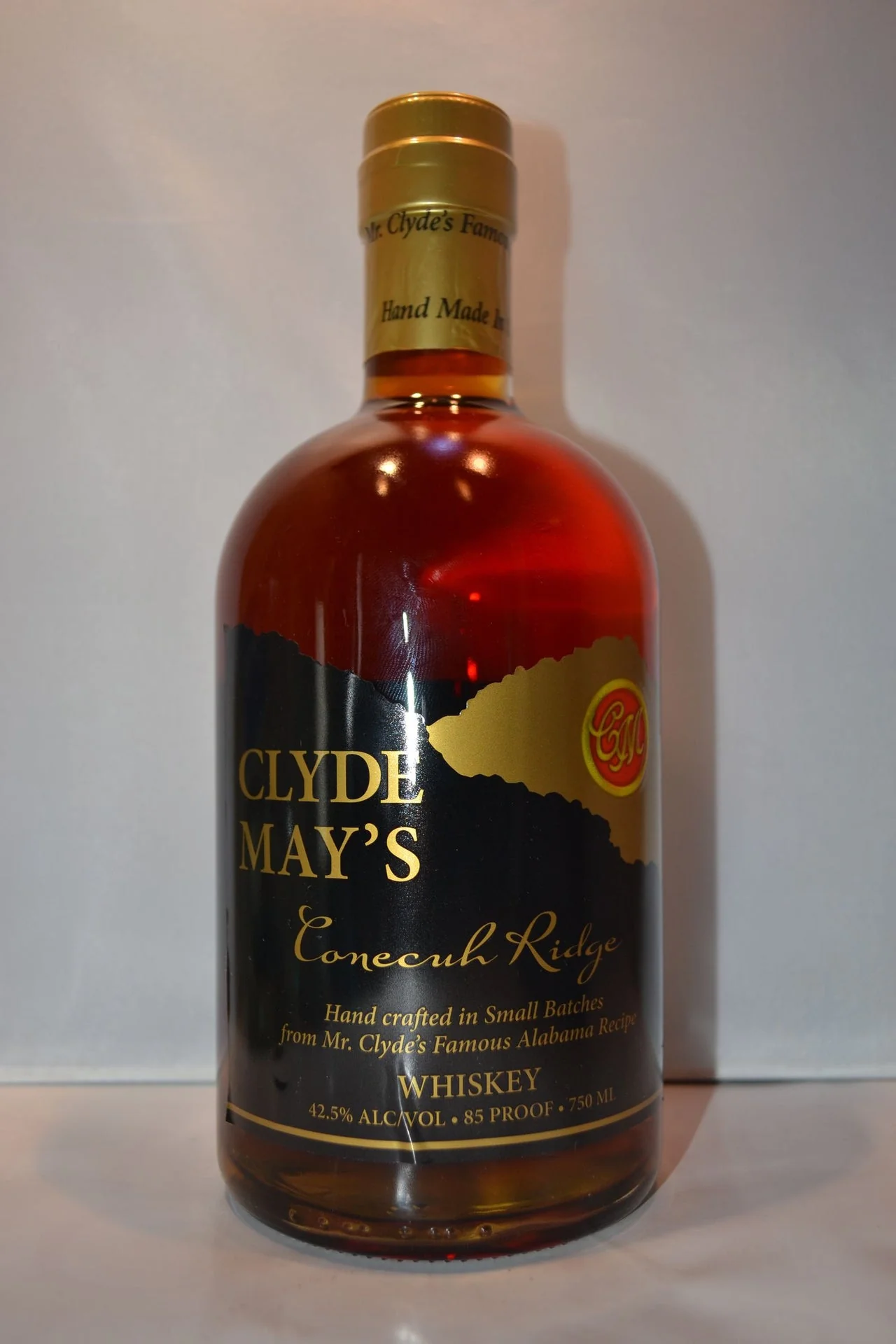 CLYDE MAY WHISKEY ORIGINAL ALABAMA 85PF 750ML - Image 2