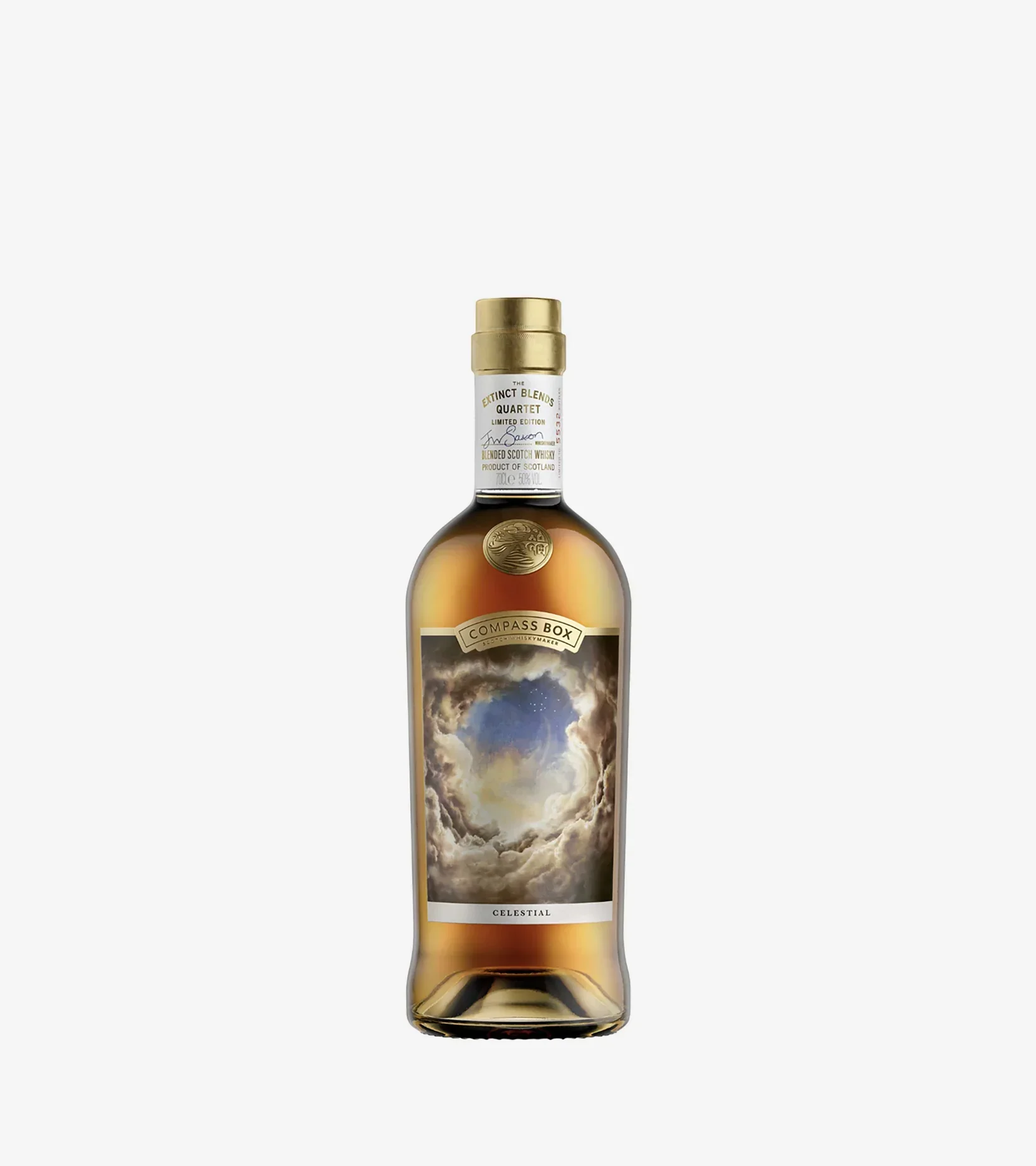 COMPASS BOX CELESTIAL SCOTCH BLENDED LIMITED EXTINCT BLENDS QUARTET 750ML