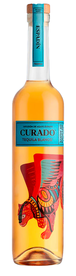 CURADO TEQUILA BLANCO INFUSED WITH AGAVE ESPADIN 750ML