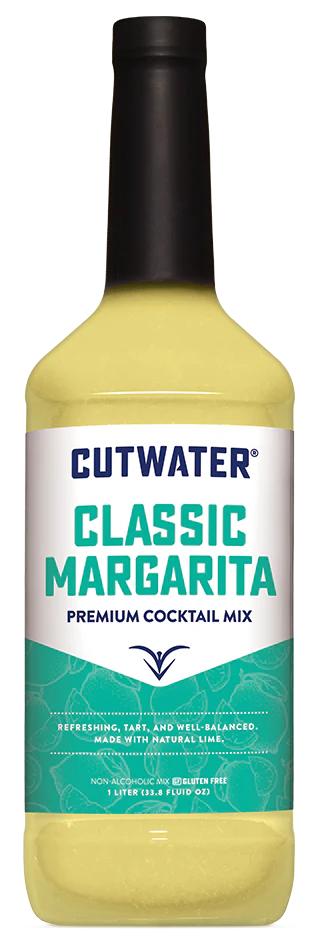 CUTWATER CLASSIC MARGARITA COCKTAIL NON ALCOHOLIC MIX 1LI