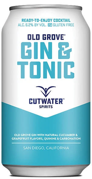 CUTWATER GIN & TONIC 4X12OZ CANS