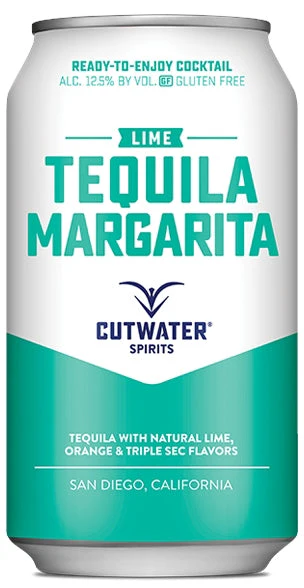 CUTWATER TEQUILA MARGARITA LIME 4X12OZ CANS