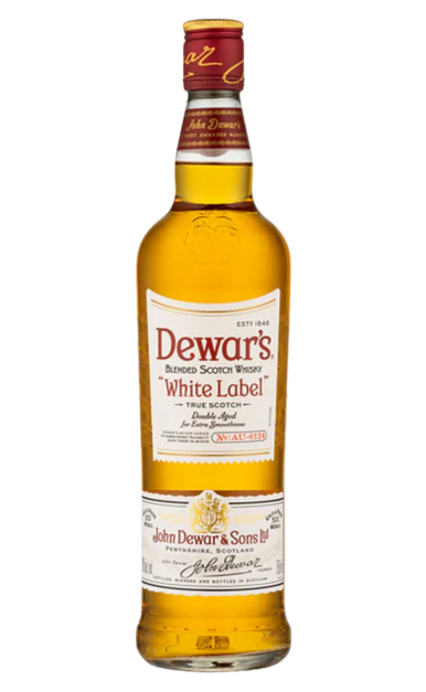 DEWARS SCOTCH BLENDED WHITE LABEL 750ML
