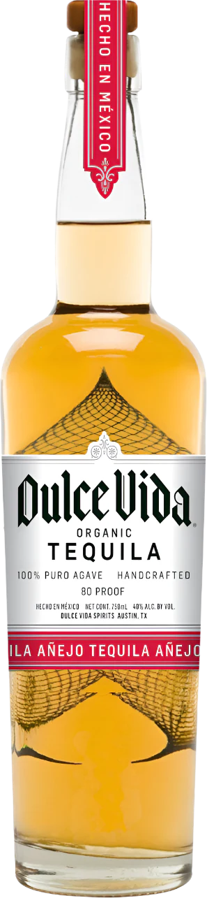 DULCE VIDA TEQUILA ANEJO ORGANIC 80PF 750ML