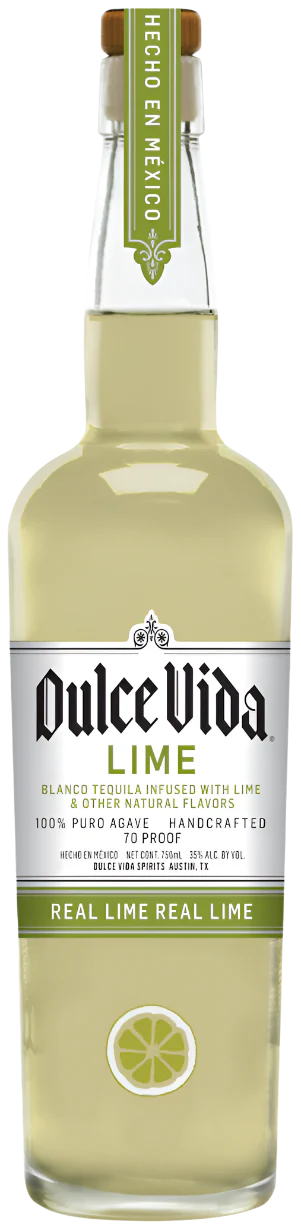 DULCE VIDA TEQUILA BLANCO INFUSED WITH LIME 70PF 750ML