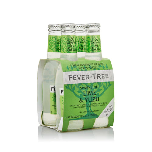 FEVER TREE LIME & YUZU 4X7OZ BOT