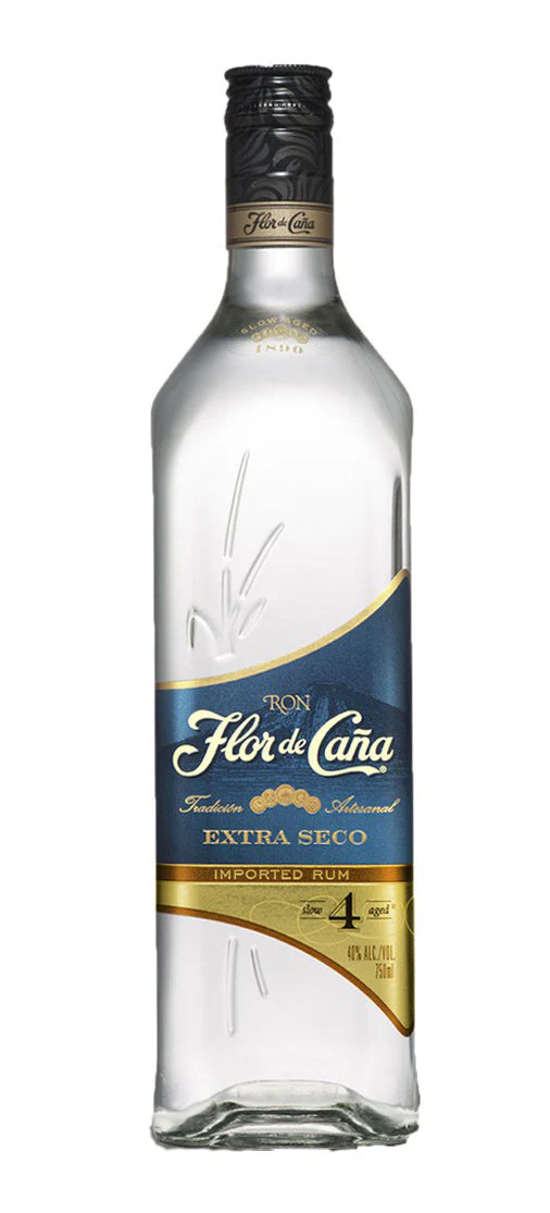 FLOR DE CANA RUM EXTRA SECO 4YR 750ML