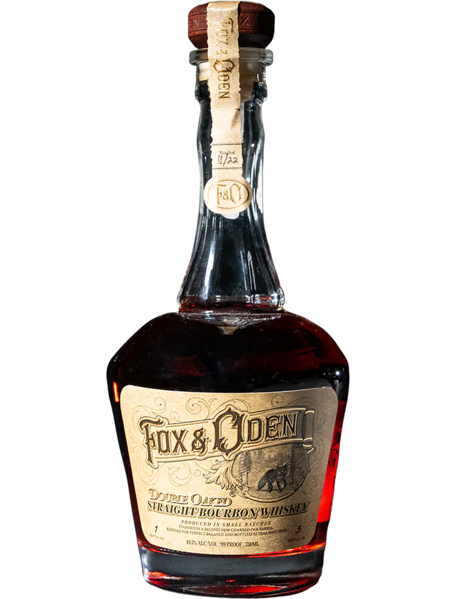 FOX & ODEN BOURBON STRAIGHT DOUBLE OAKED SMALL BATCH MICHIGAN 750ML