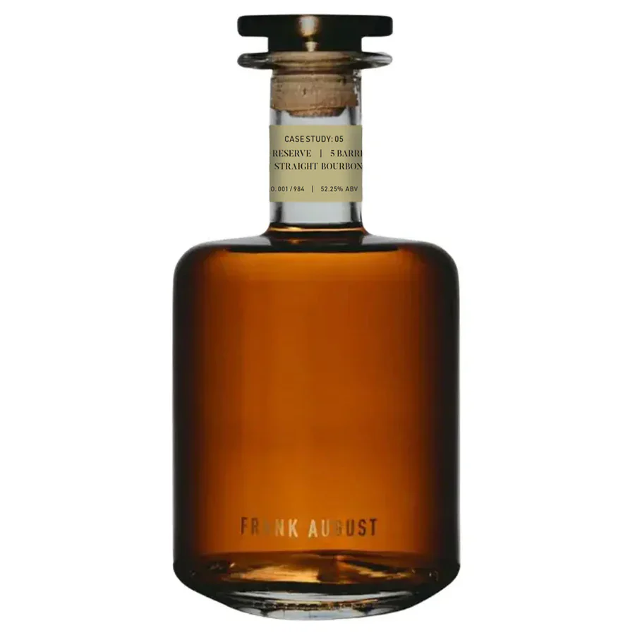FRANK AUGUST BOURBON WHEATED RESERVE  CASE STUDY 05 KENTUCKY 750ML