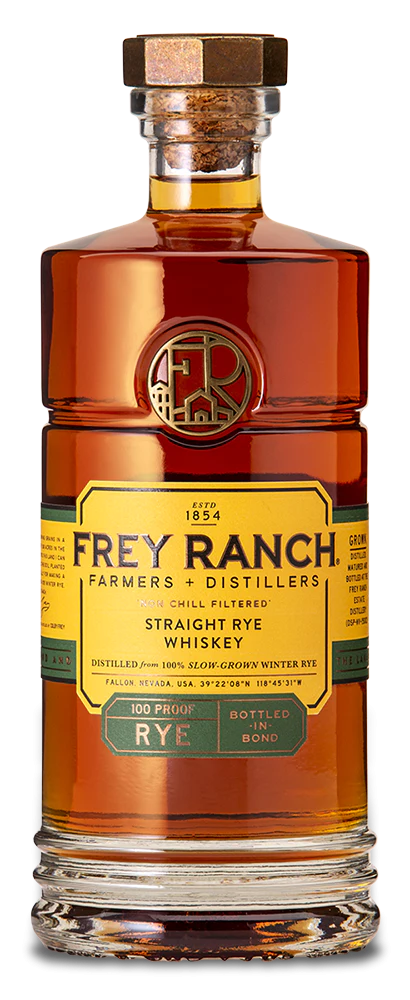 FREY RANCH WHISKEY RYE 100PF NEVADA 5YR 750ML