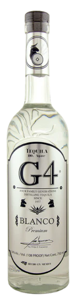 G4 TEQUILA BLANCO PREMIUM 108PF 750ML