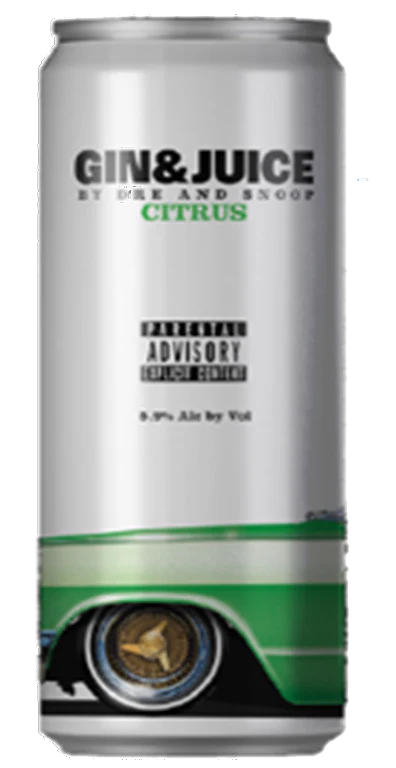 GIN & JUICE COCKTAIL BY DRE AND SNOOP CITRUS 4X355ML CANS