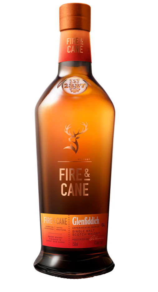 GLENFIDDICH SCOTCH SINGLE MALT EXPERIMENTAL SERIES FIRE & CANE 86PF 750ML
