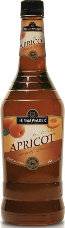 H WALKER BRANDY APRICOT FLAVOR 750ML
