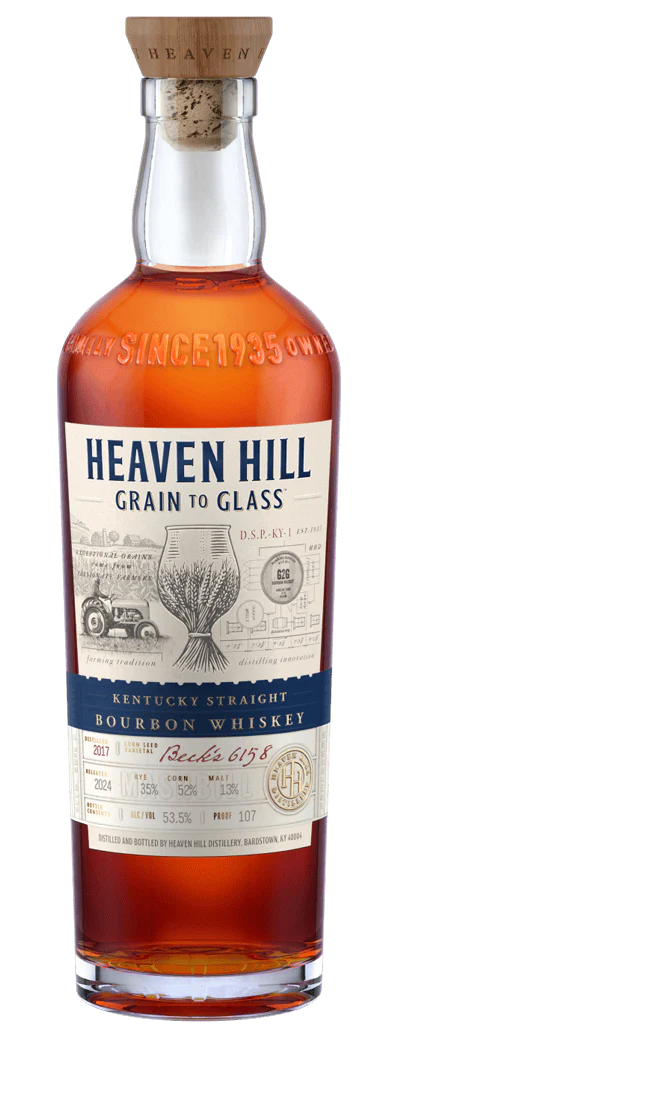 HEAVEN HILL BOURBON STRAIGHT GRAIN TO GLASS KENTUCKY 700ML
