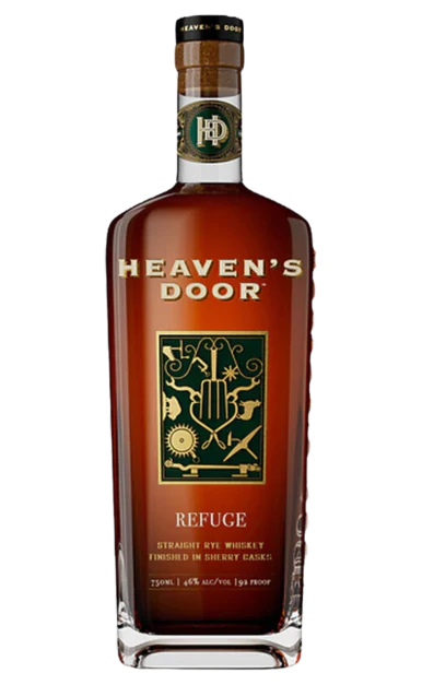 HEAVENS DOOR WHISKEY STRAIGHT RYE REFUGE EDITION FINISHED IN SHERRY CASKS TENNESSEE 750ML