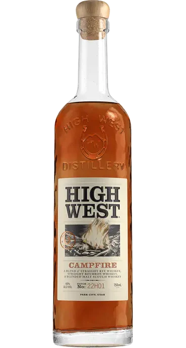 HIGH WEST CAMPFIRE WHISKEY RYE UTAH 750ML