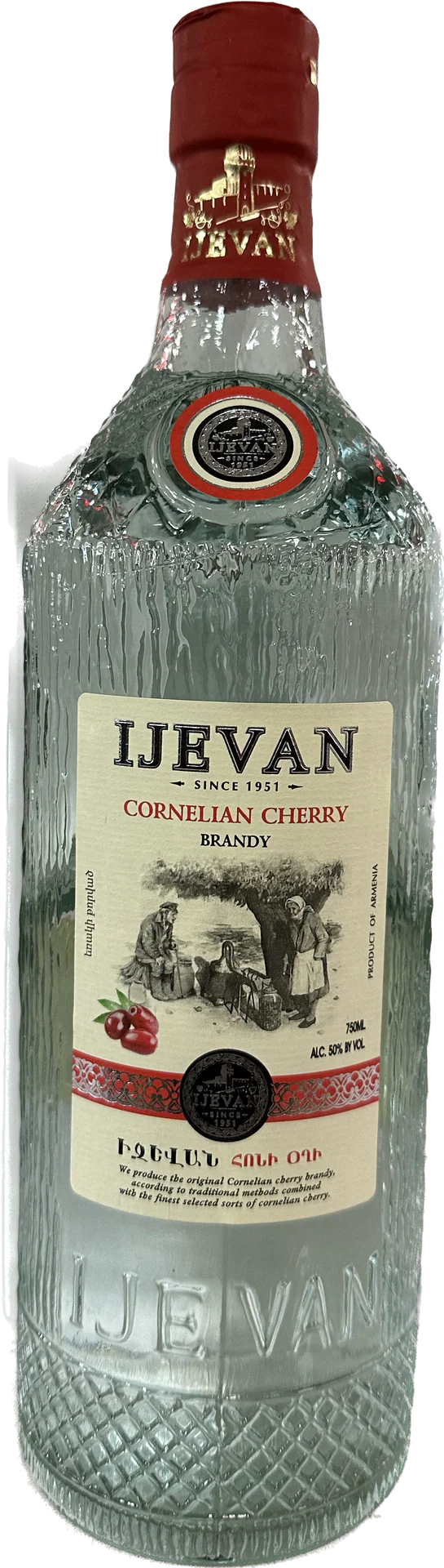 IJEVAN VODKA CORNELLIAN CHERRY ARMENIA 750ML