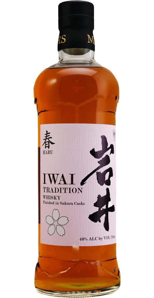 IWAI TRADITION WHISKEY HARU EDITION FINISHED IN SAKURA CASKS JAPAN 750ML