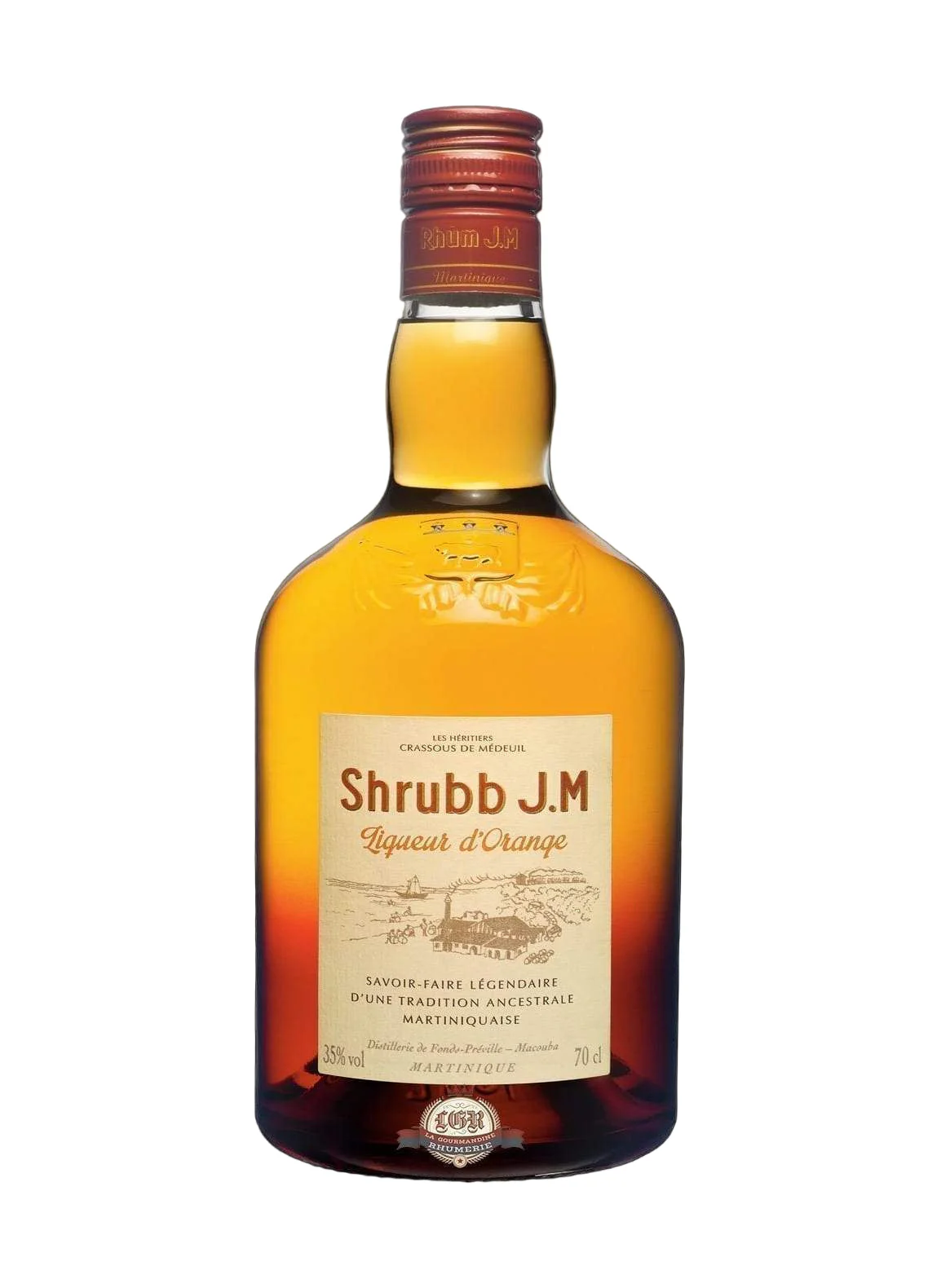 J M SHRUBB LIQUEUR ORANGE MARTINIQUE 700ML