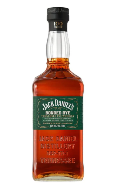 JACK DANIELS WHISKEY RYE BONDED 100PF TENNESSEE 700ML