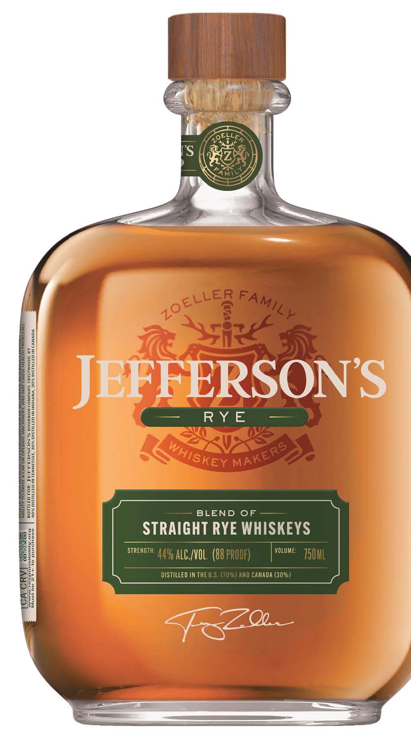 JEFFERSONS WHISKEY RYE KENTUCKY 750ML