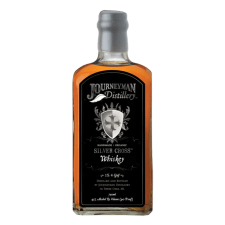 JOURNEYMAN WHISKEY SILVER CROSS FOUR GRAIN FOUR GOLF MICHIGAN 90PF 750ML