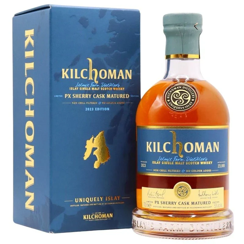 KILCHOMAN SCOTCH SINGLE MALT LIMITED PX SHERRY CASK MATURED 2023 EDITION ISLAY 750ML