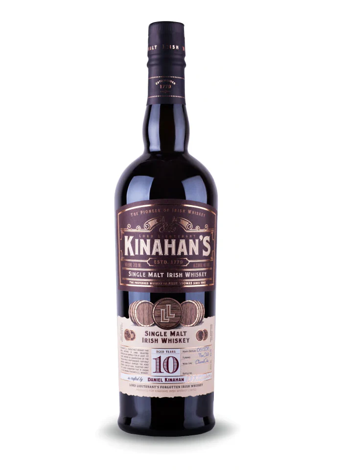 KINAHANS WHISKEY SINGLE MALT IRISH 10YR 750ML