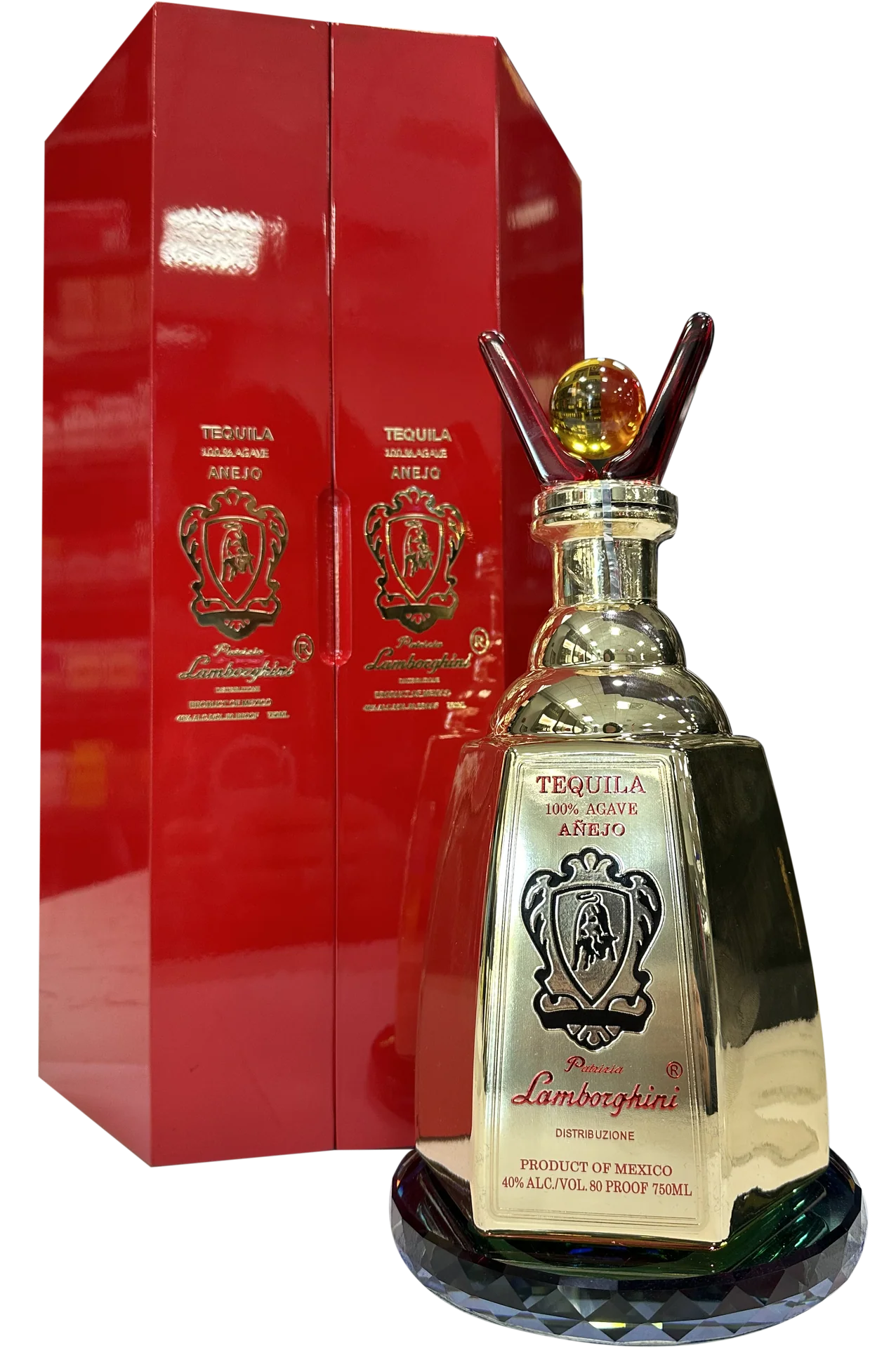 LAMBORGHINI TEQUILA ANEJO WITH GIFT BOX 750ML