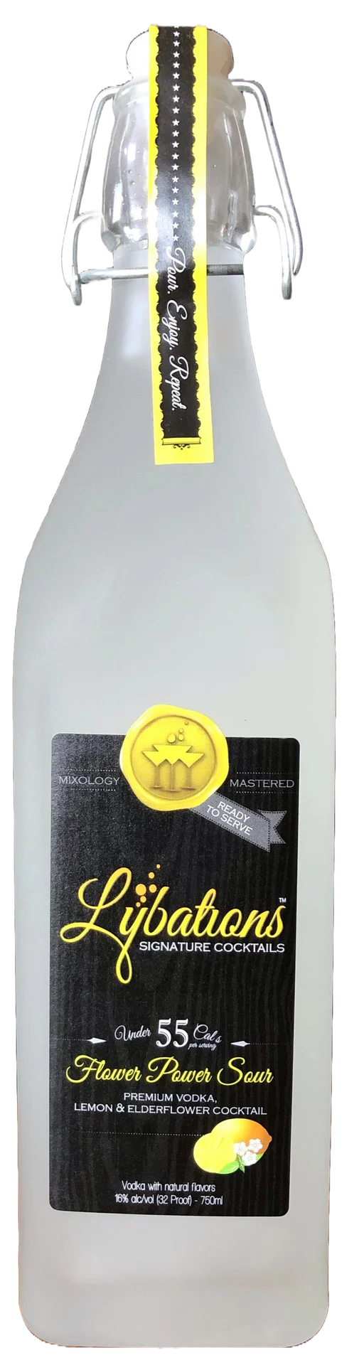 LYBATIONS COCTAIL VODKA FLOWER POWER SOUR 750ML