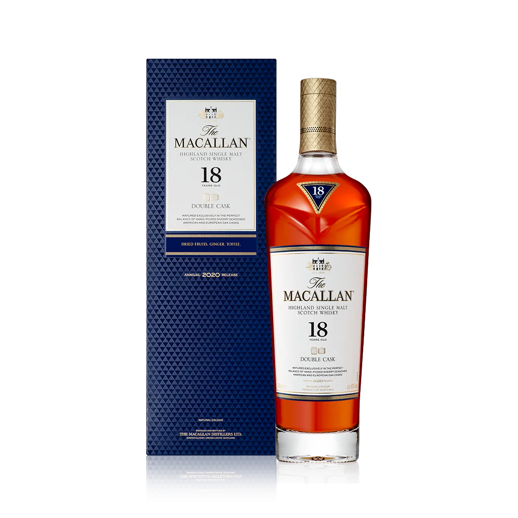 MACALLAN SCOTCH SINGLE MALT DOUBLE CASK 18YR 750ML - Image 2