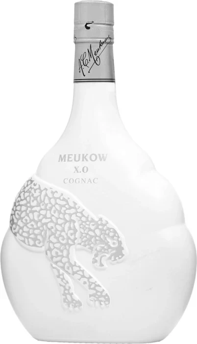 MEUKOW COGNAC XO GFT W/ GLASSES FRANCE 750ML - Image 2